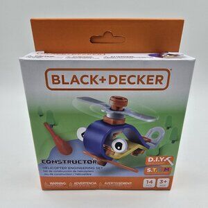 Black + Decker Constructor Helicopter Engineering Set S.T.E.M Skills Development